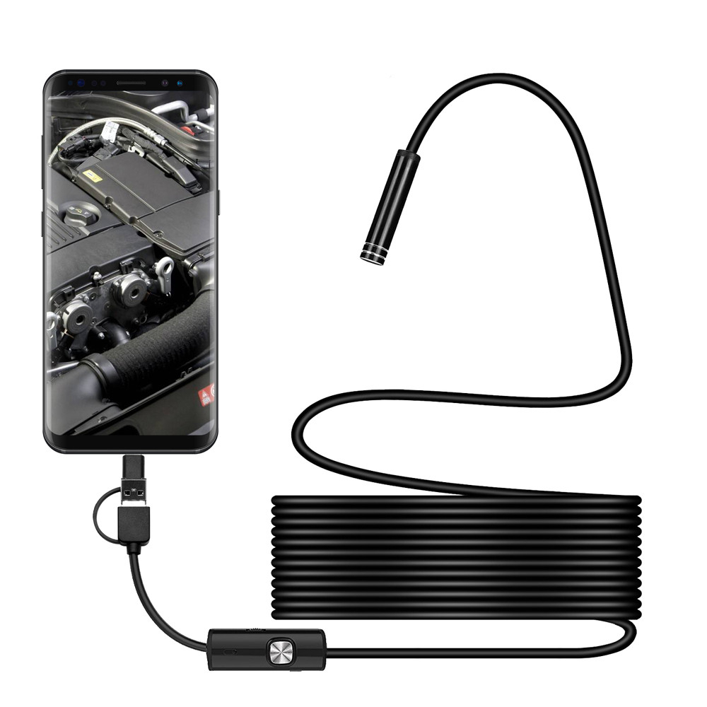 Kamera Endoskopi Industrial Endoscope Micro USB 1080P - AN98 - Black
