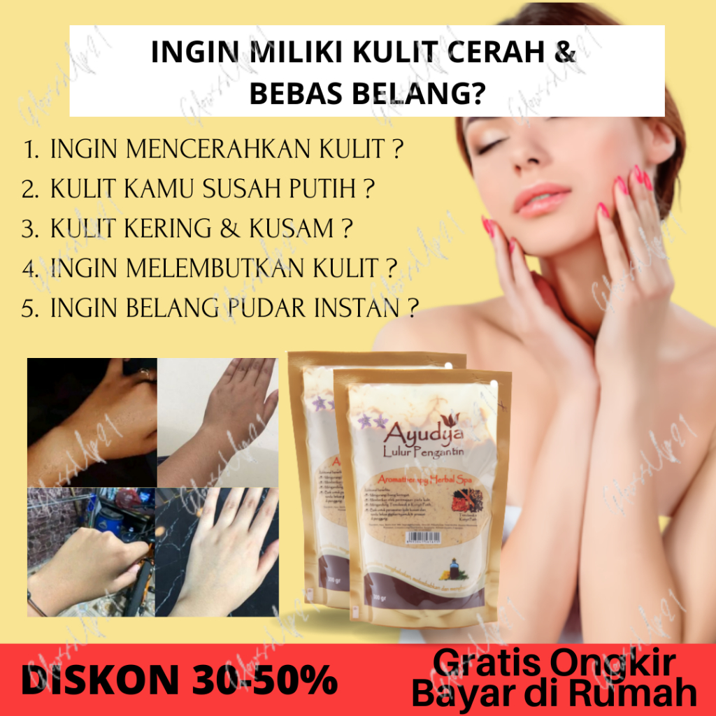 Ayudya Lulur Pengantin Aromatherapy Herbal Spa 300 refill