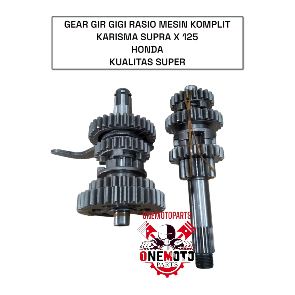 GEAR GIR GIGI RASIO MESIN KOMPLIT KARISMA SUPRA X 125 HONDA KUALITAS SUPER