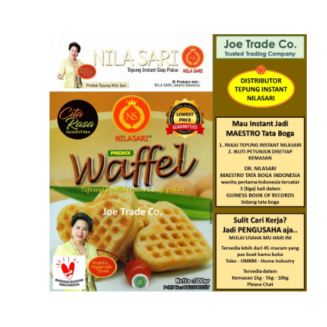 

Tepung Waffel Instant Premix