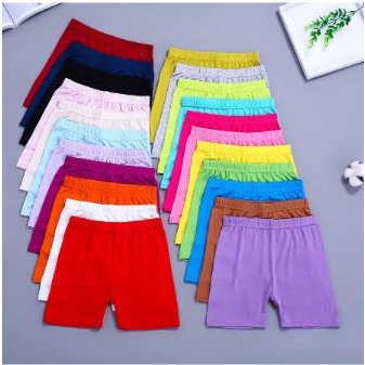 SHORT PANTS ANAK SEKOLAH TK SD USIA 5-10 TAHUN BAHAN JERSEY LICIN KETAT STREACH BISA COD