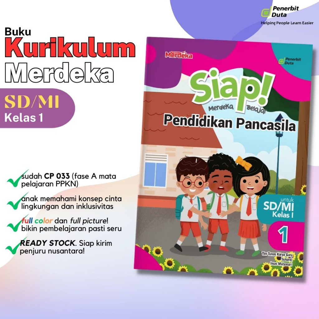 Siap Merdeka Belajar PPKN SD/MI Kelas 1 Kurikulum Merdeka