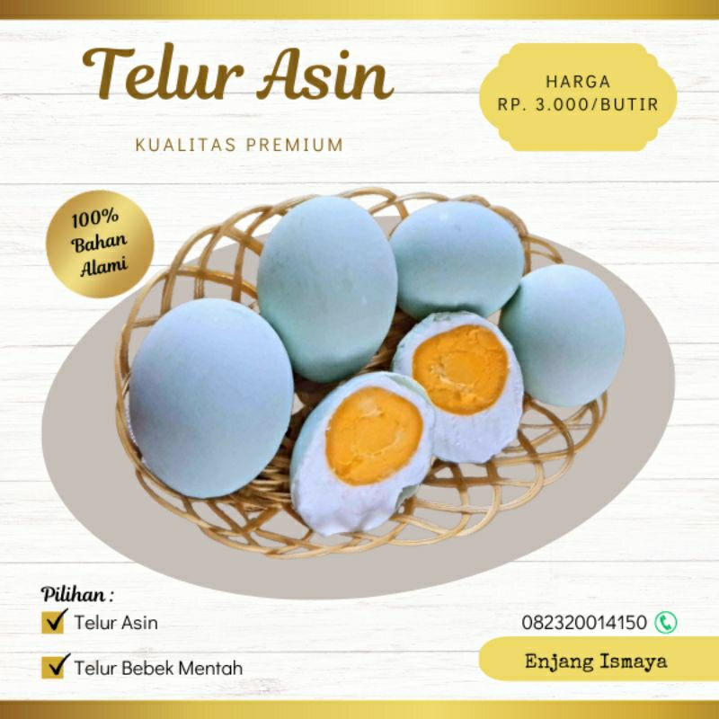 

Telur Asin Segar Asli Subang