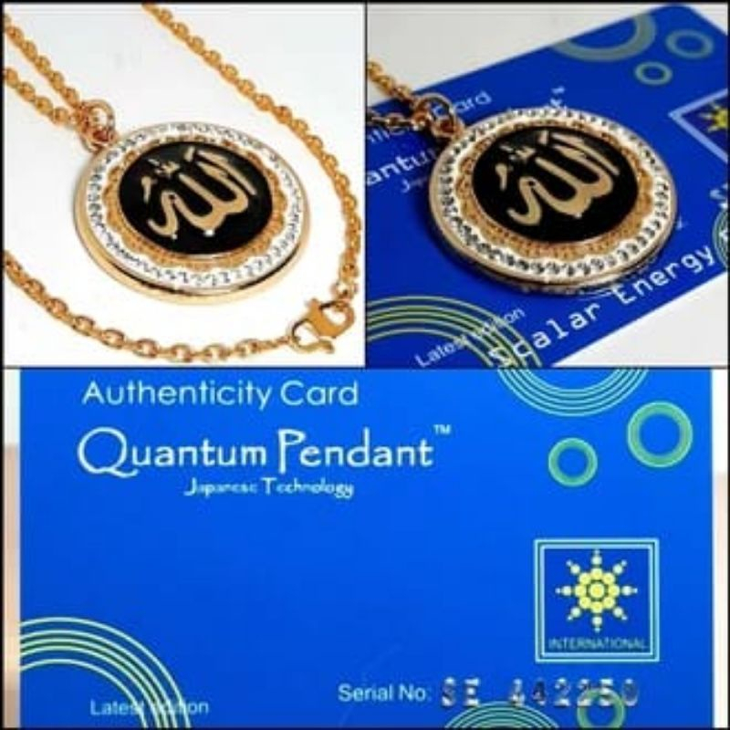 Kalung Kesehatan Quantum Pendant - Kalung Liontin Lapadz - Kalung Keseatan Lapadz - Quantum Pendant 