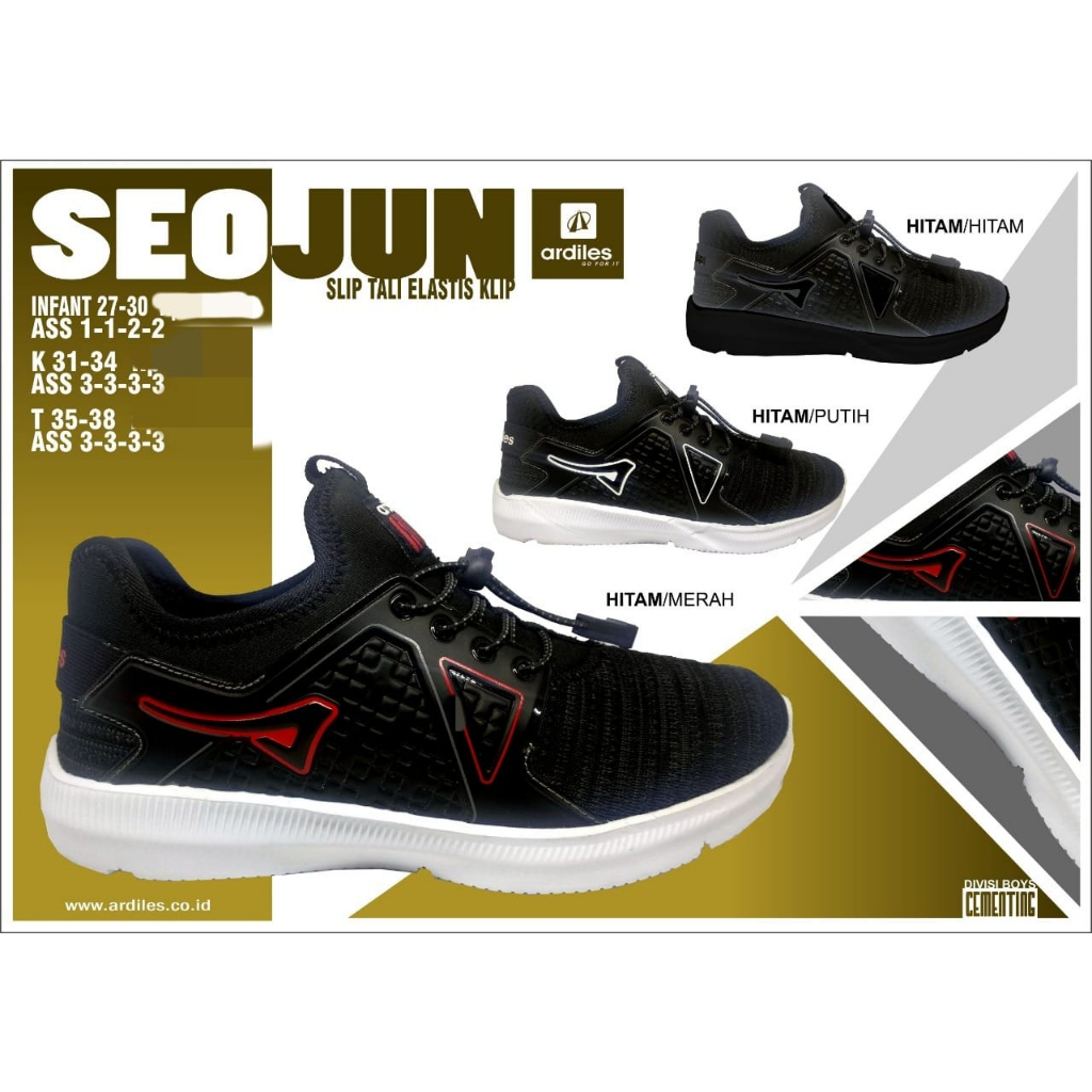 Sepatu Ardiles Anak Lelaki BCS - SEOJUN