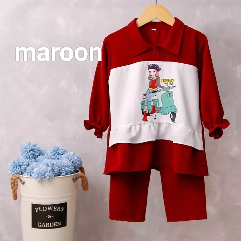 SET ANAK PEREMPUAN  | VESPA SET | SETELAN ANAK PEREMPUAN USIA 3-12 TAHUN | TERLARIS