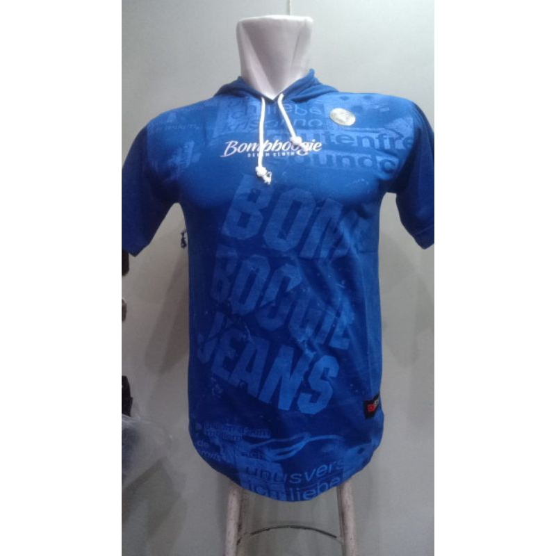 Hoodie Distro Pria Wanita Original Model Kombinasi Kupluk Sablon Lengan Pendek Keren