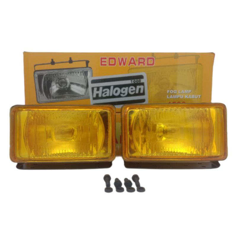 Lampu Tembak Kabut Sorot Fog Lamp Kotak Mobil 12V