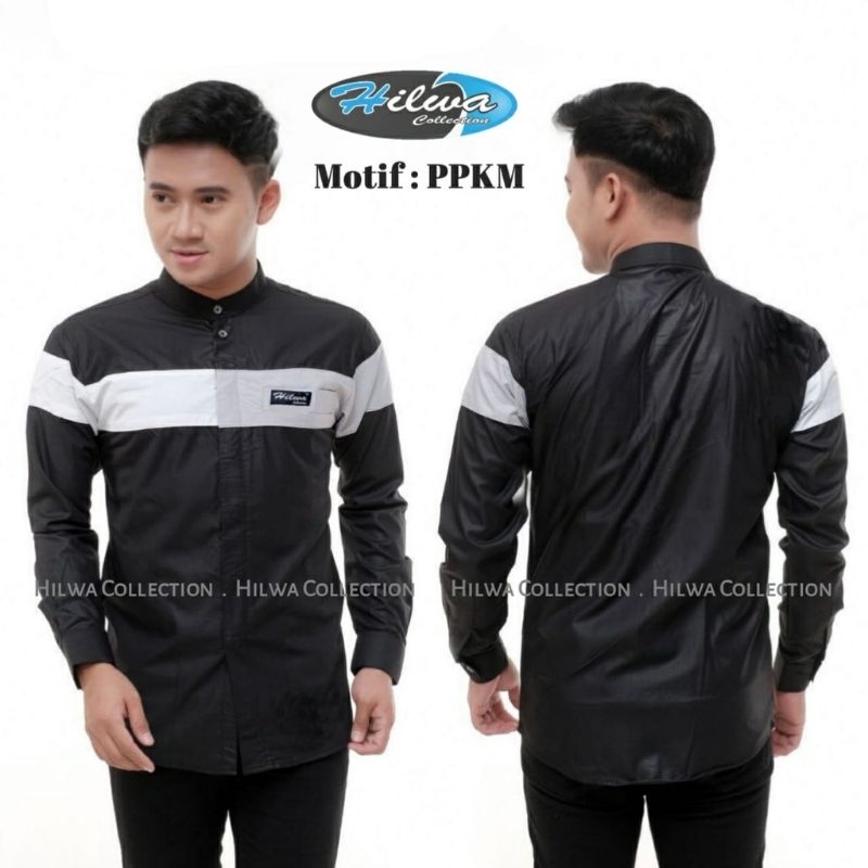 Baju Koko Hadroh Original Hilwa Collection/ Pakaian Pria Remaja Dewasa/Kemeja Pria/ Baju Koko