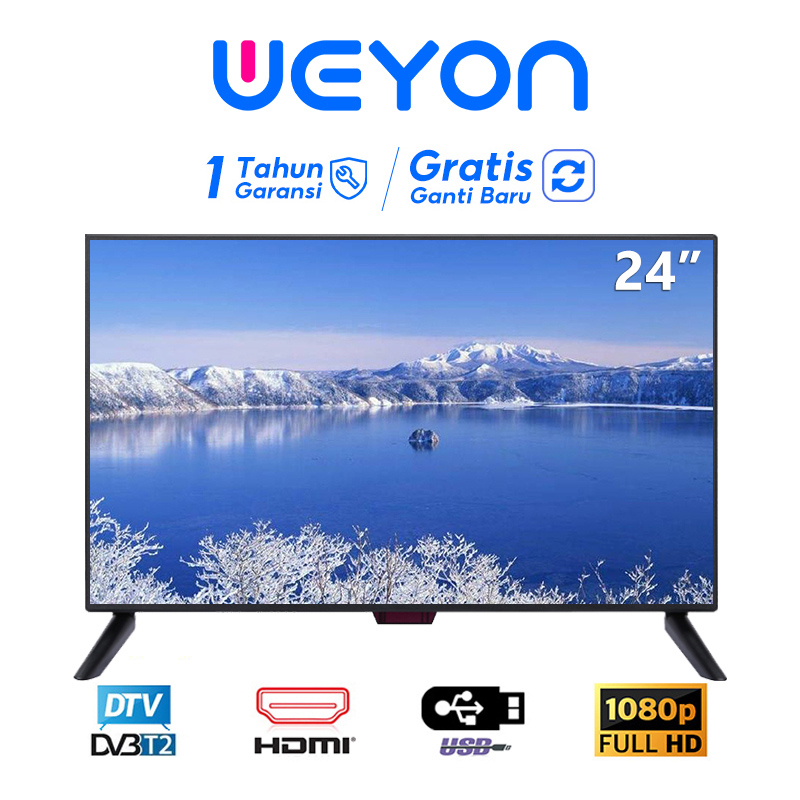 Weyon TV LED 24 inch HD Ready Digital Televisi Murah(WY-D24)