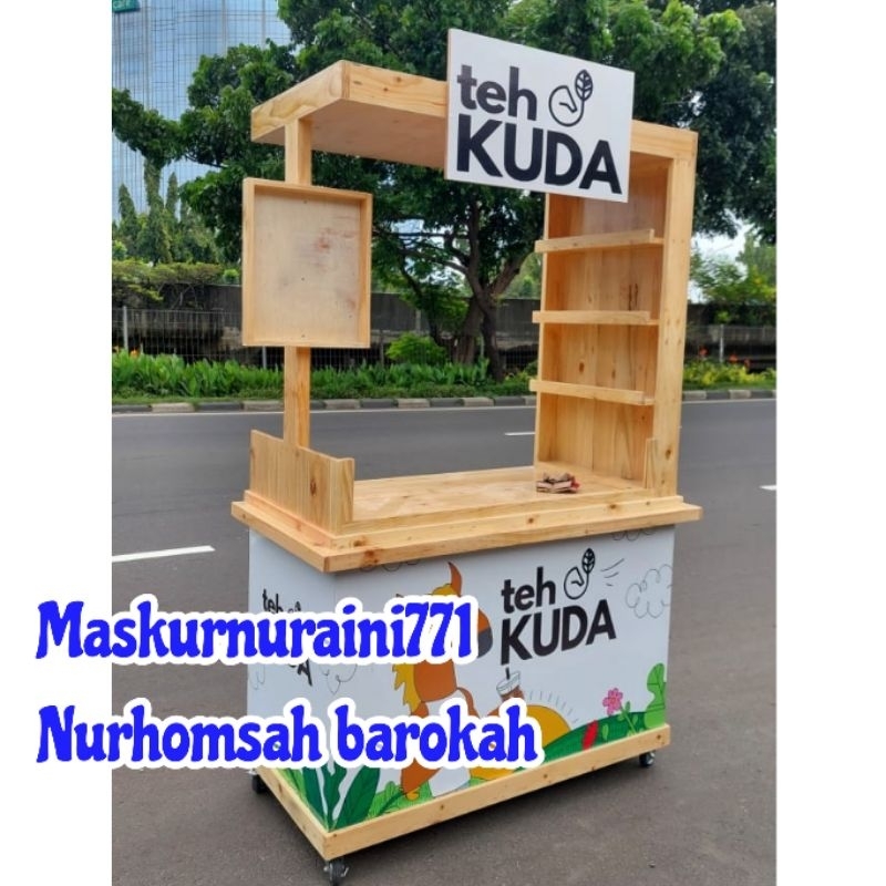 Gerobak minuman , gerobak jualan , gerobak serbaguna