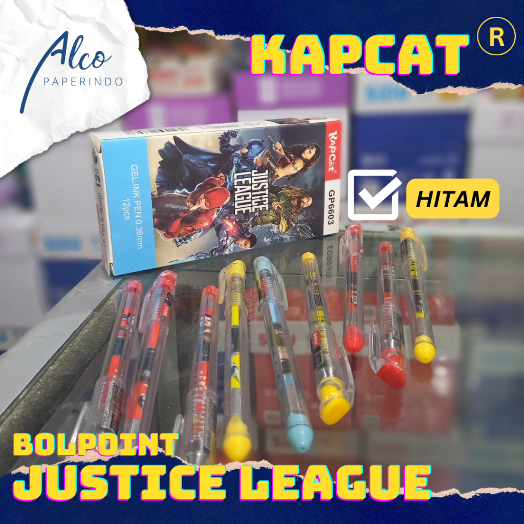 

Bolpoin Kapcat Gel 0,38mm JUSTICE LEAGUE Series