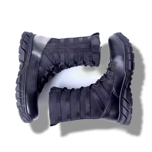 Sepatu PDL Ninja TNI POLRI Tactical Boots Safety Ujung Besi 10 inch