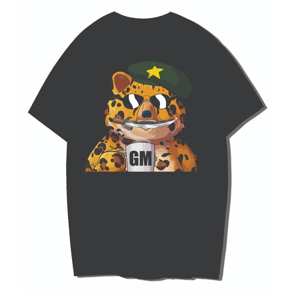 Oblong T-shirt nft BIGBEAR / Kaos Nft BIGBEAR009 Cotton