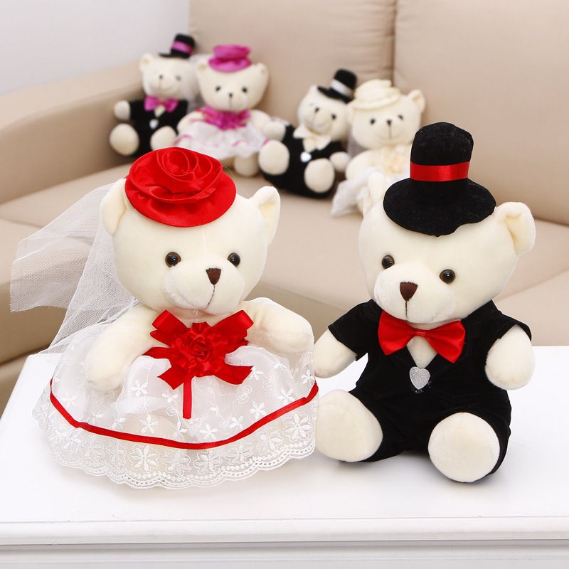 BONEKA TEDDY BEAR BERUANG WEDDING DOLL NIKAH