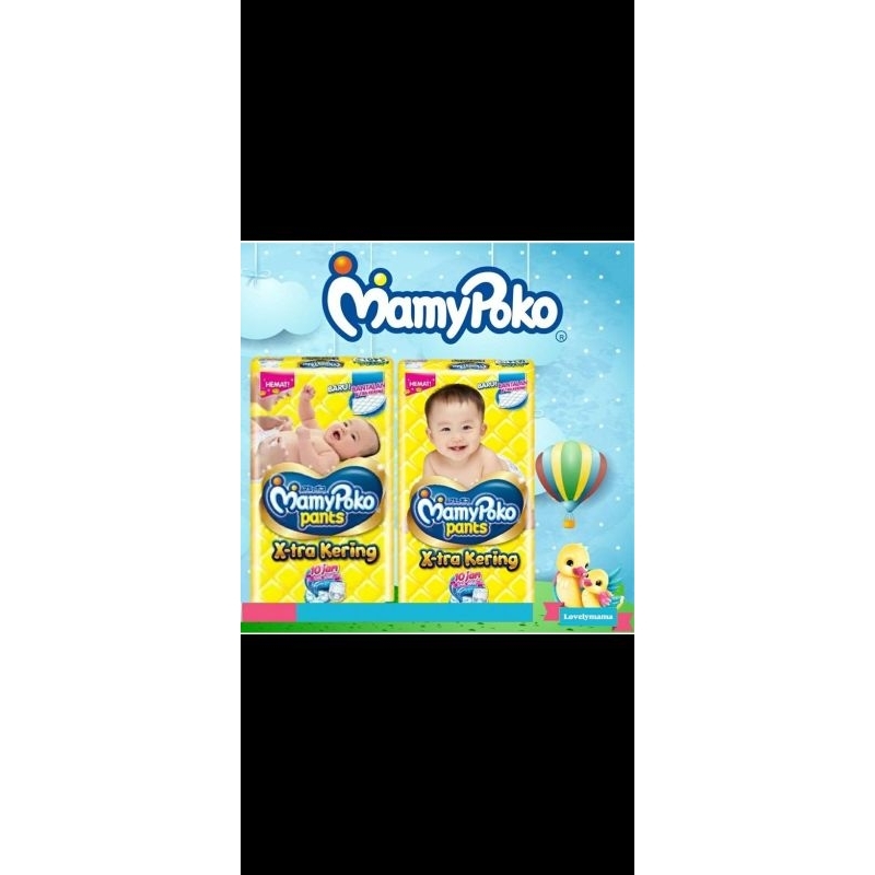 Mamypoko x-tra kering New born24/baru lahir (popok bayi)
