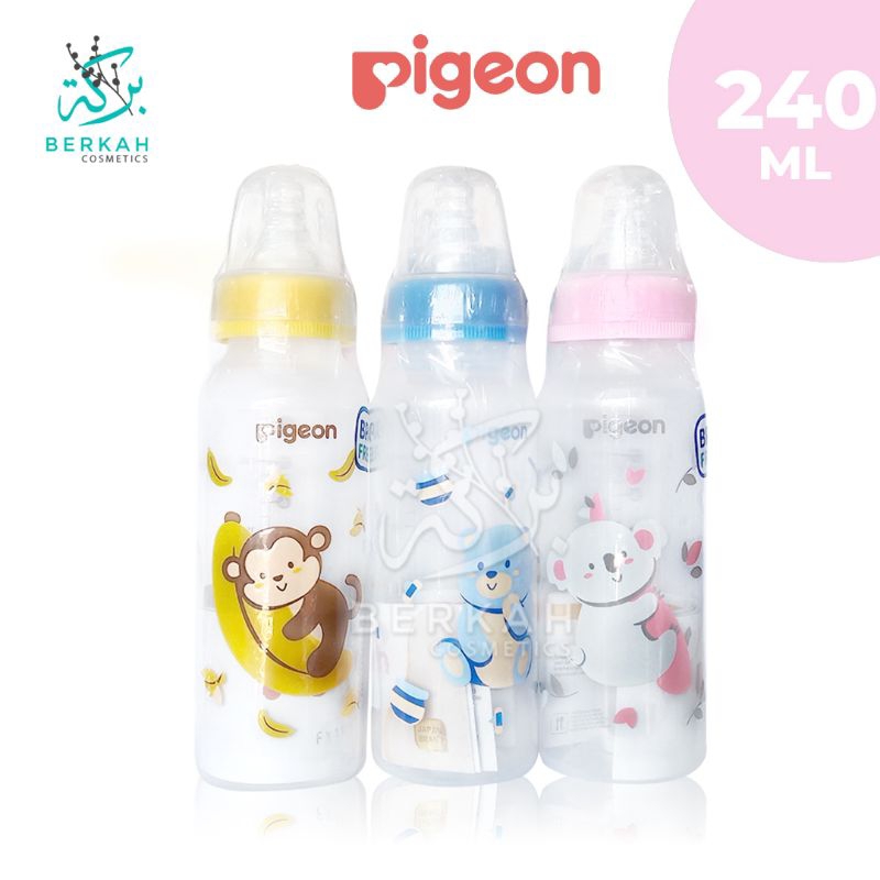 Pigeon Dot Peristaltic Nipple 240ml / Dot Bayi (Motif Random)