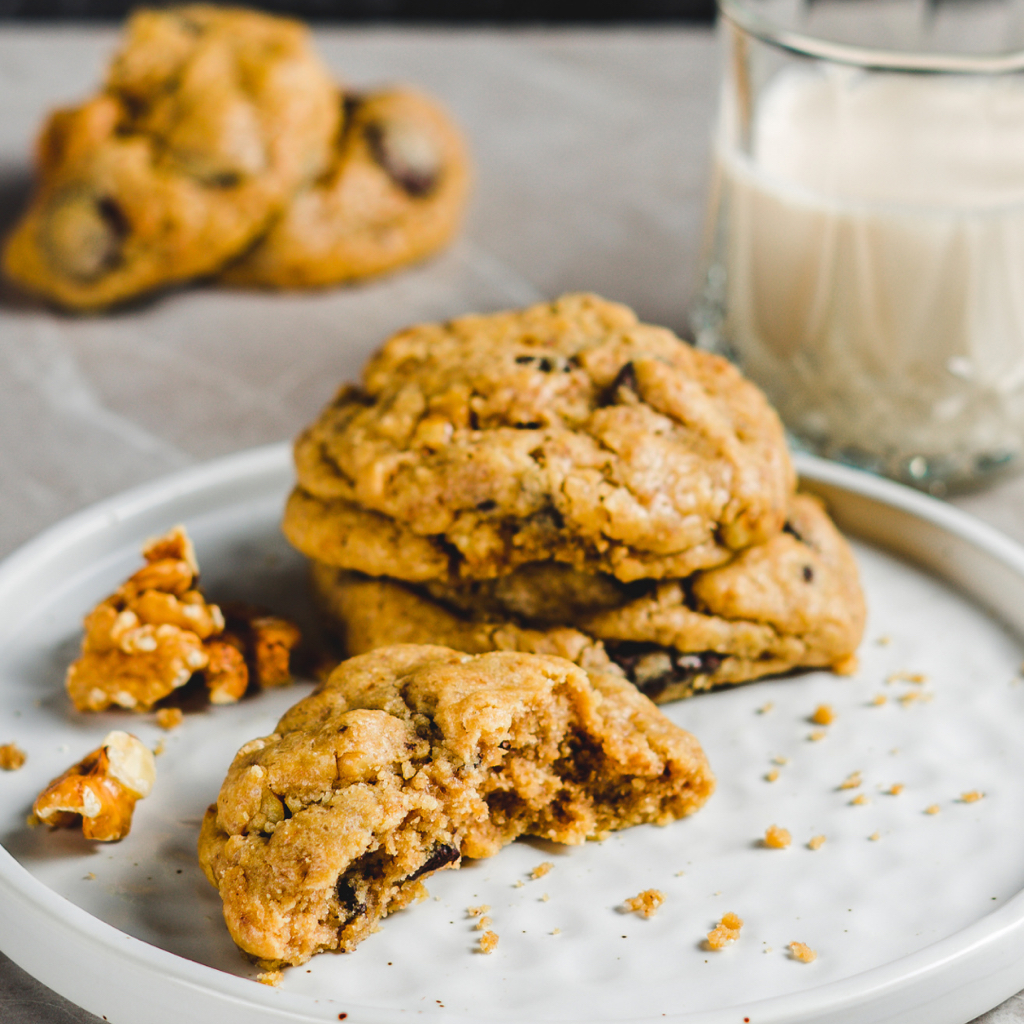 

OG Walnut Cookies Chocolate Chip Soft Baked New York Thick Choco Chips Soewy Cookie Kukis Original | GOTCHA BAKED