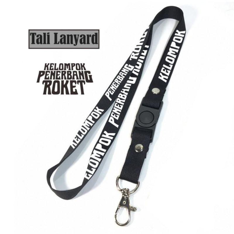 

lanyard KELOMPOK PENERBANG ROKET lanyard KPR BAND METAL gantungan kunci name tag id card kartu nama / tali lanyard gantungan leher fullprint