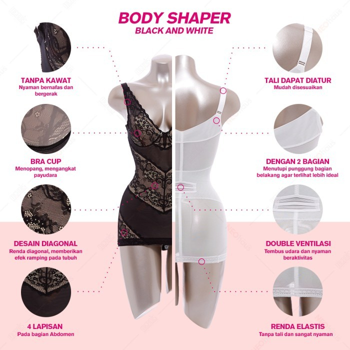 Mare Monte Body Shaper - Korset Lingerie - Dress Tidur