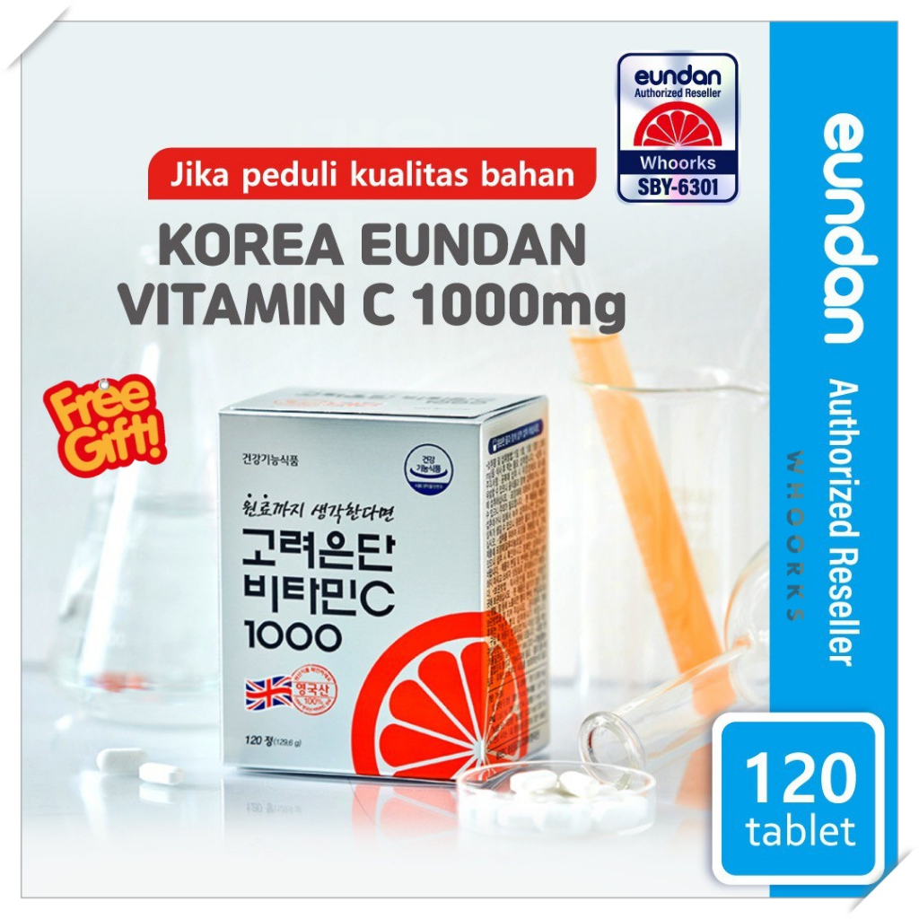 Korean Eundan 120 Tablet Vit C 1000 mg asli Ori Korea Vitamin C jagung original
