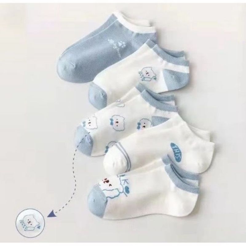 KAOS KAKI PENDEK BLUE BEAR / KAOS KAKI PENDEK IMPORT