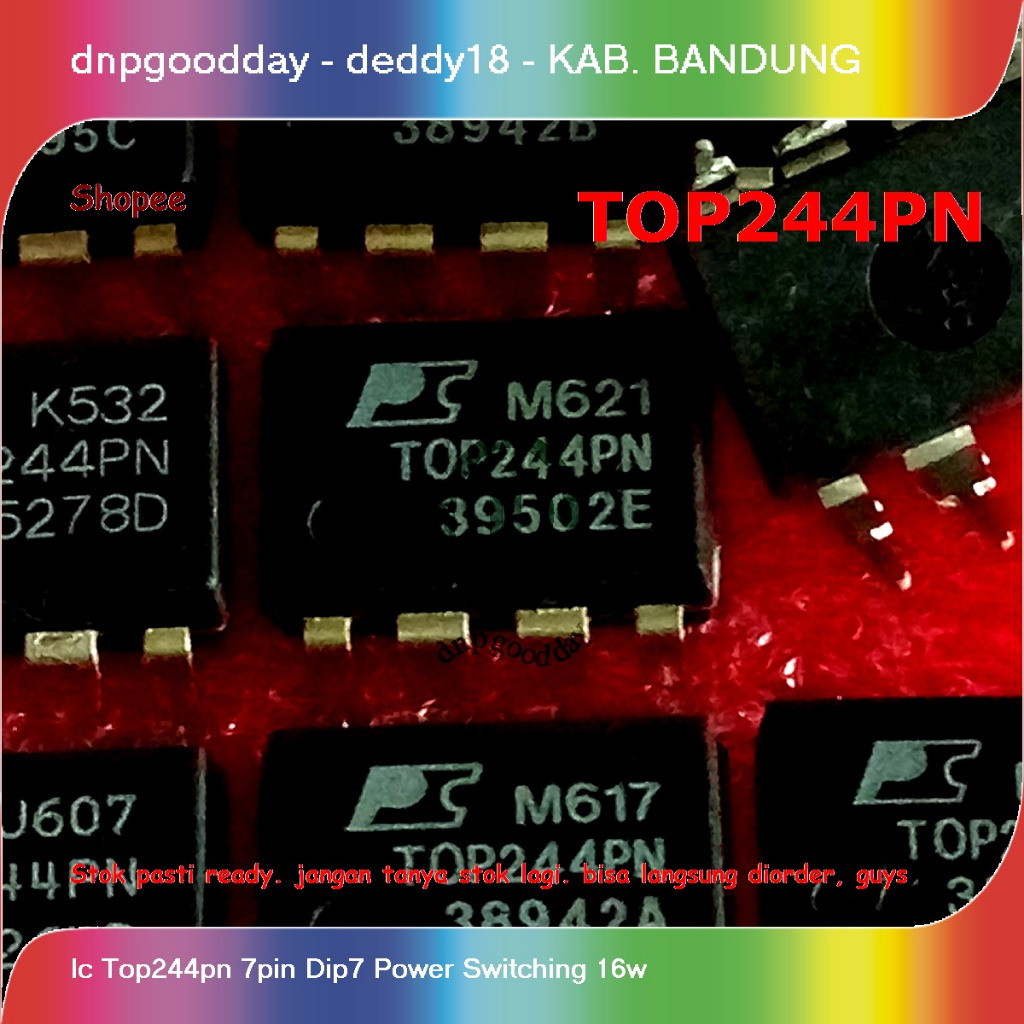 Ic Top244pn 7pin Dip7 Power Switching 16w