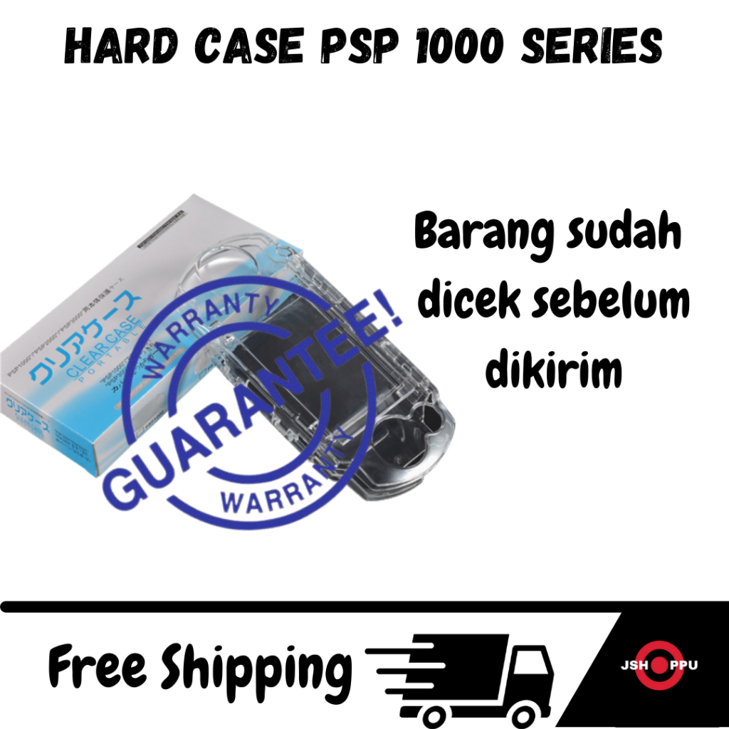 Case PSP 1000 Mika Transparan Crystal Hard Case PSP 1000 Fat