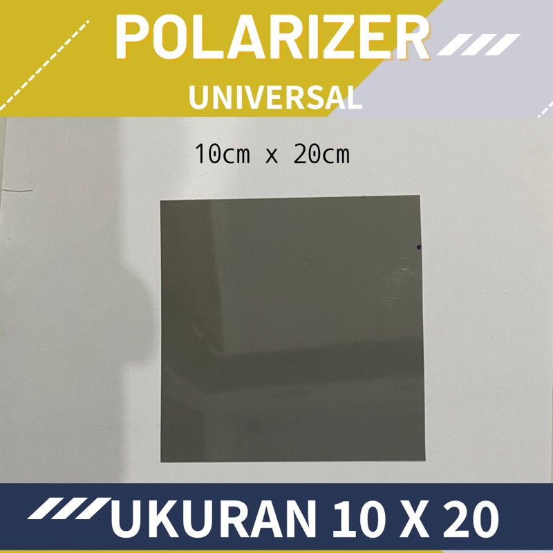 Polaris Polarizer Lcd Speedometer positiv negativ display ukuran 10x20cm