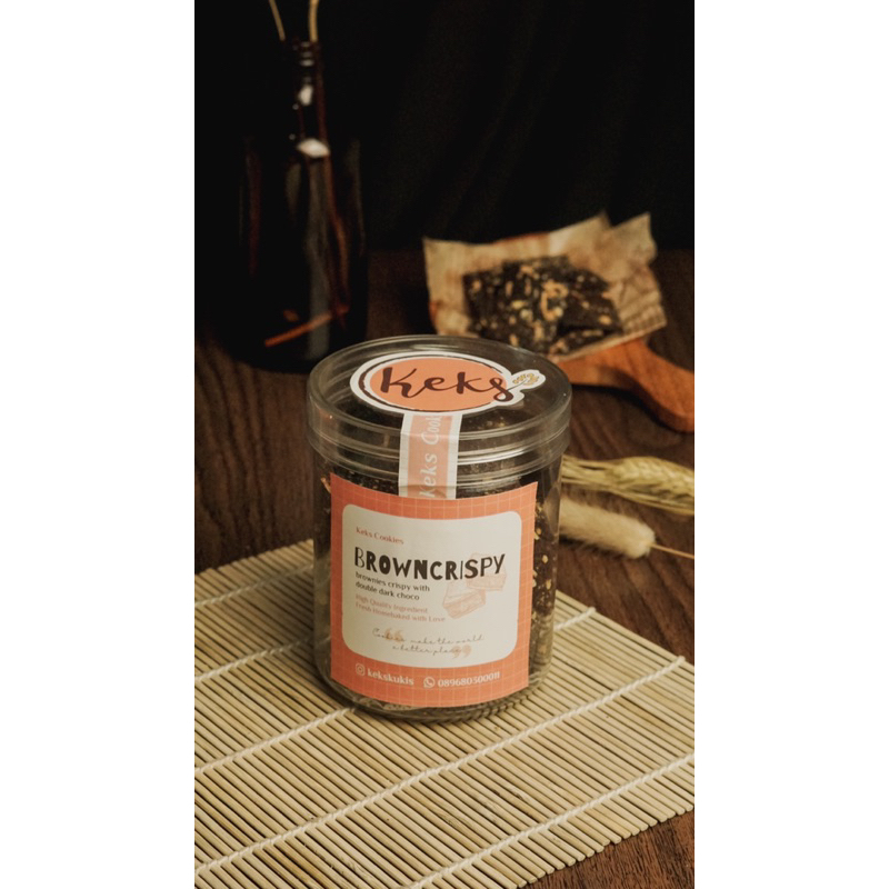 BROWNIES CRISPY PREMIUM TOPLES 550gr KERIPIK BROWNIES