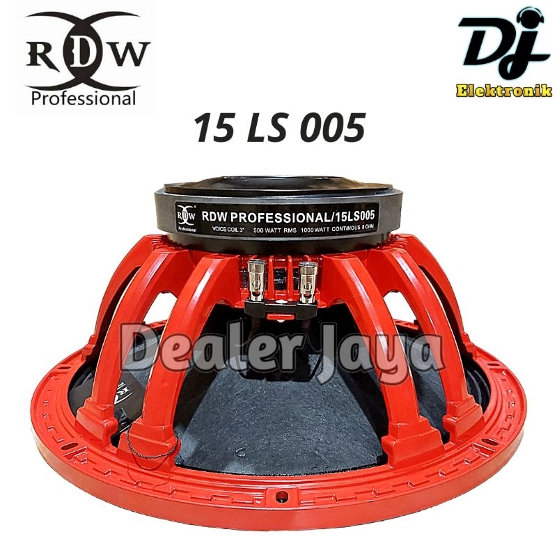 Speaker Komponen RDW 15 LS 005 / 15 LS005 / 15LS005 - 15 inch