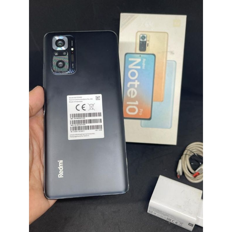 REDMI NOTE 10 PRO RAM 8/128  FULLSET (SECOND)