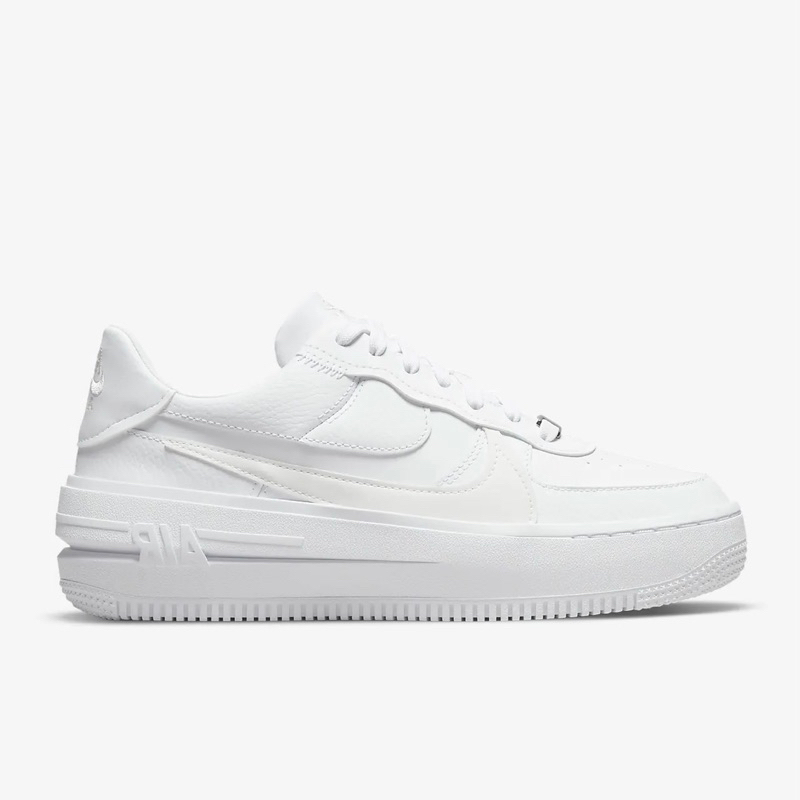 Nike Air Force 1 Platform Triple White - 100% Original Resmi Nike Store