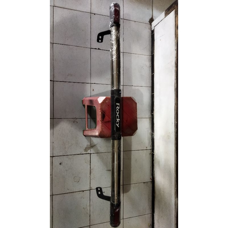 bemper belakang stainless raize - rocky