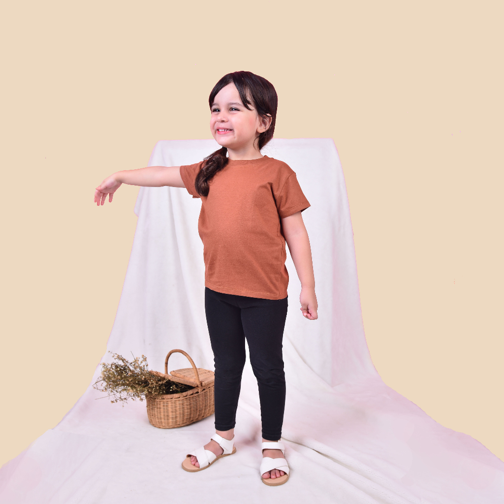 Cotton Kingdom Basic Tee Earth Tone Series - Kaos Anak / Atasan Anak / Kaos Bayi / Atasan Bayi