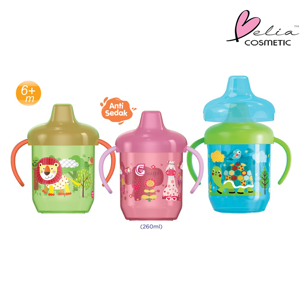 ❤ BELIA ❤ BABY SAFE JP Series | Training Cup Spout | Botol Susu bayi | Anti Sedak | Gelas Bayi | BPA FREE