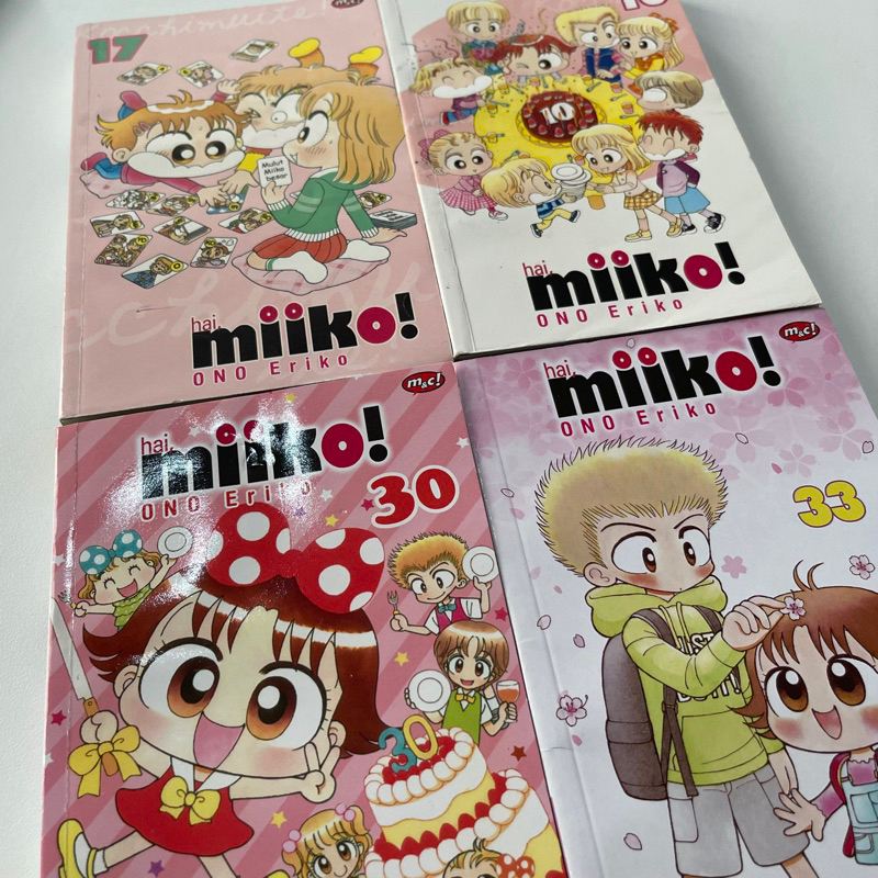 [Preloved, ORIGINAL] Komik Cabutan Hai, Miiko (Vol. 10, 17, 22, 25, Vol. 30-33) - Ono Eriko