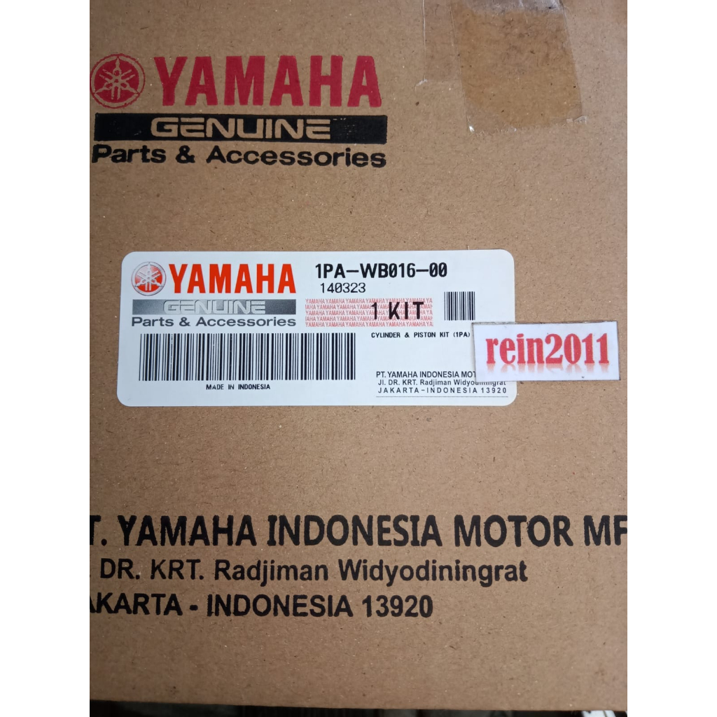 BLOK SEHER SET PISTON KIT VIXION NVL OLD R15 V2 ASLI ORI YAMAHA 1PA WB016 00