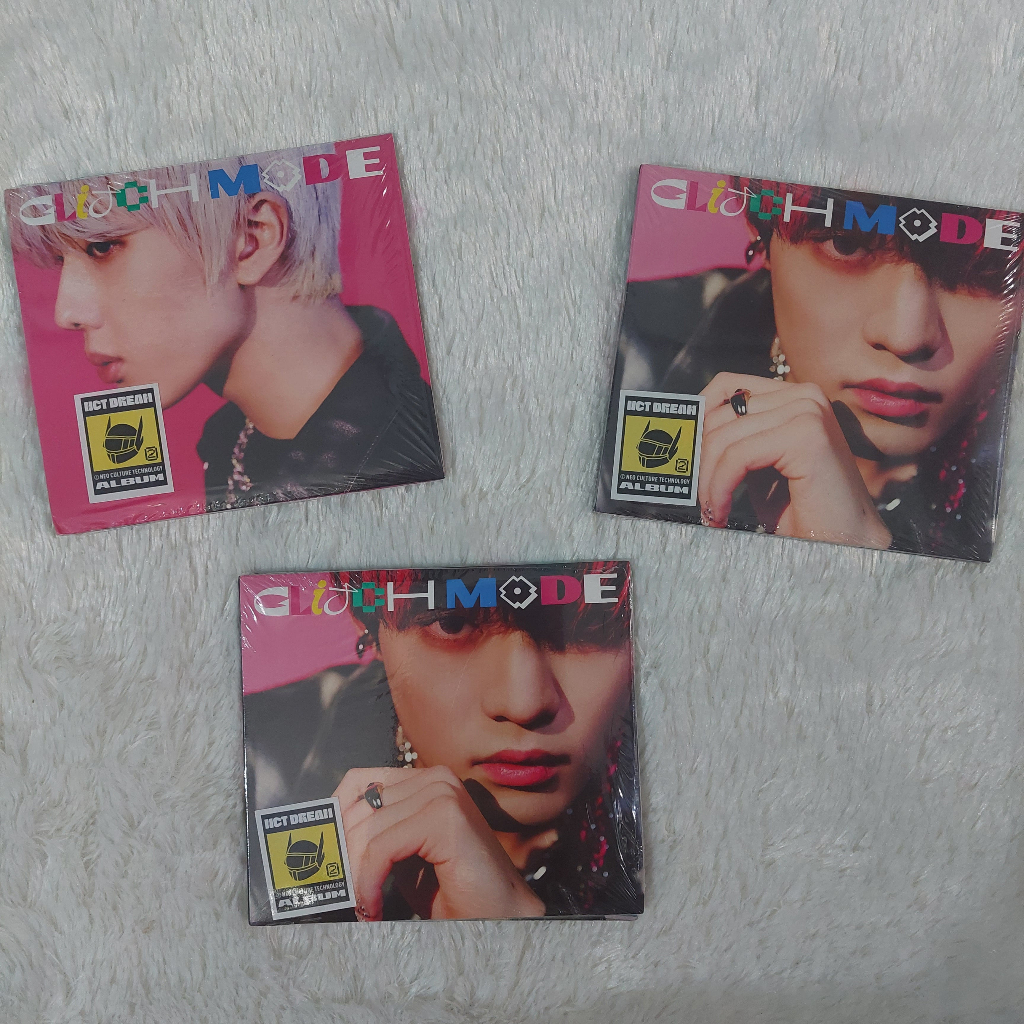 [Promo 8.8] Official Album Digipack Sealed Chenle Murah NCT Dream Glitch Mode Original Fullset