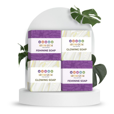 Seom Gum Glowing Soap Original BPOM 1 Box | Seom Gum Feminine Soap Original BPOM SeomGum Original BP
