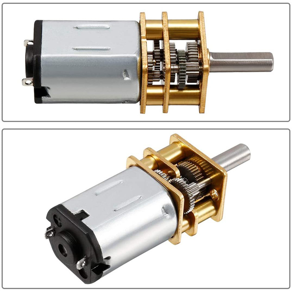 N20 6V DC 300RPM Mini Micro Motor Micro Speed Reduction Metal Gearbox Gear Box Mini Motor Robot