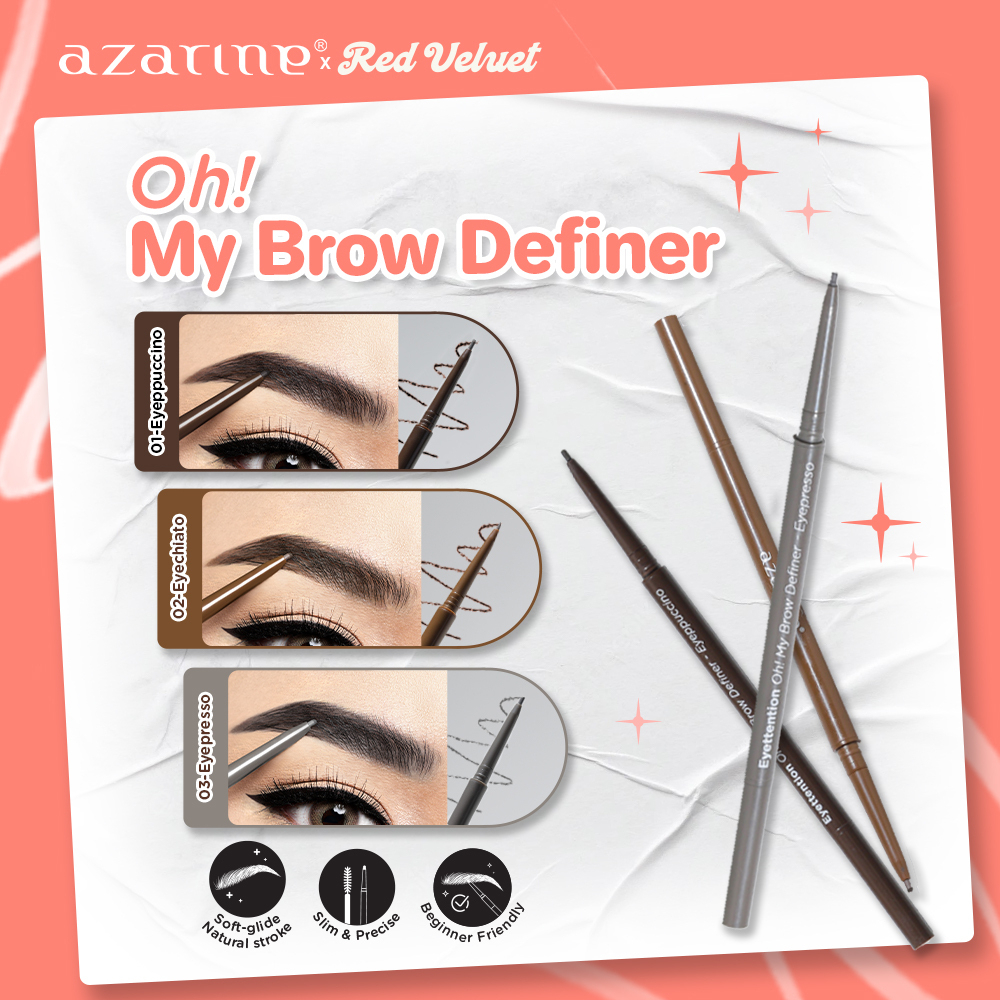 Azarine x Red Velvet Oh! MY BROW DEFINER 0.06gr