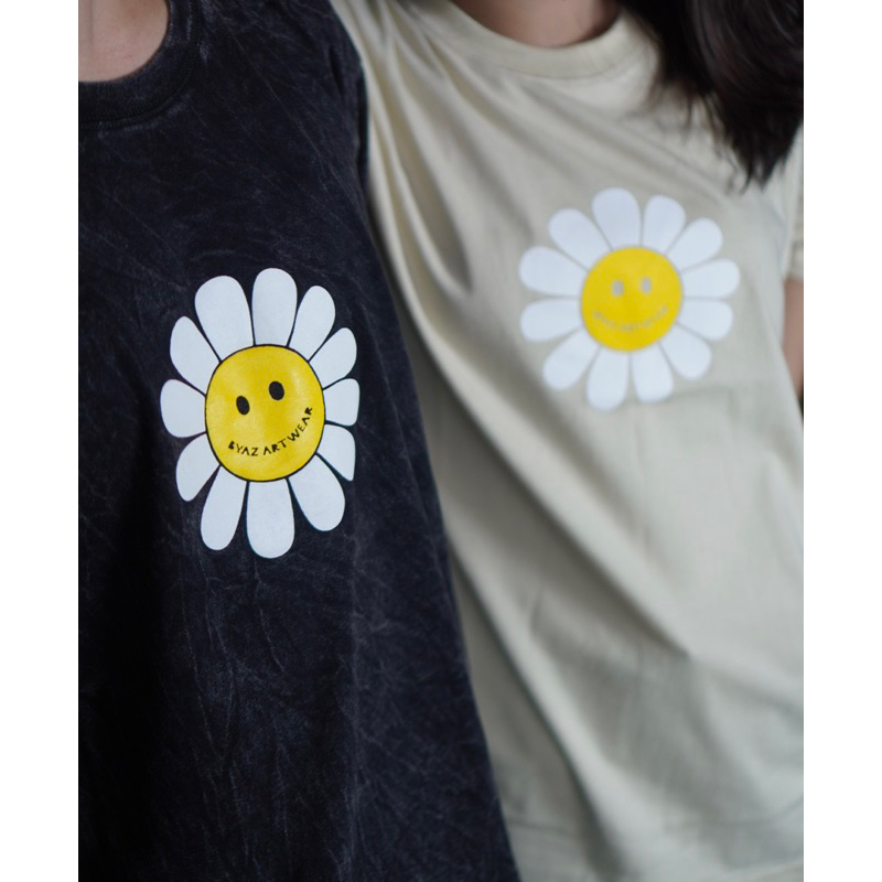 [OVERSIZE] T-shirt BYAZ Smile Flower