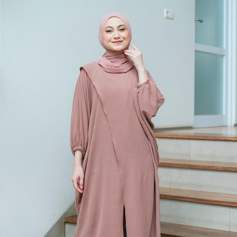 MECCA TUNIK SEMI KAFTAN CRINKLE AIRFLOW