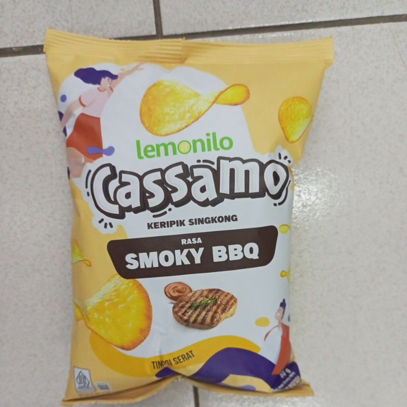 Lemonilo Cassamo Keripik singkong Spicy Bbq dan Smoky Bbq 50g