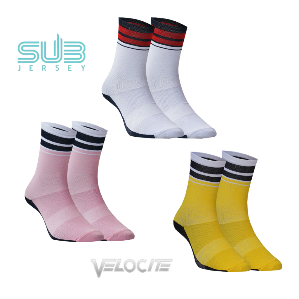 Kaos kaki SubJersey Grand Tour Series 2023 Collection Sock Sub Jersey Sepeda Gowes Roadbike