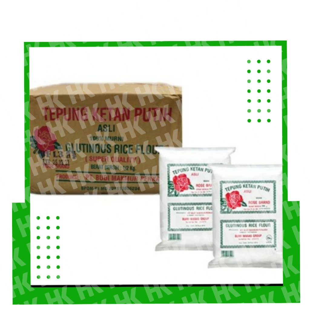 

Tepung Mawar Ketan (TMK) Rose Brand 500 gram (1 dus)