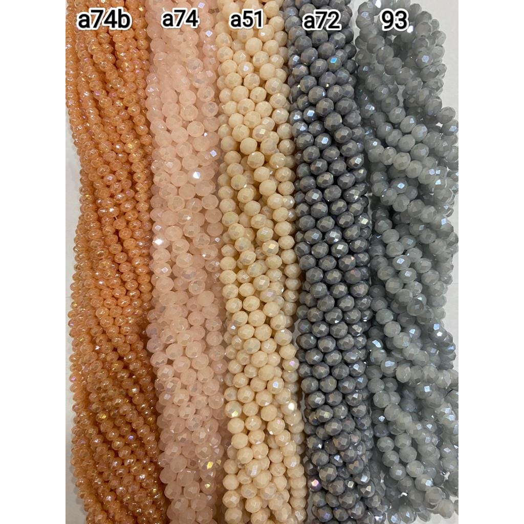 Kristal Ceko Bulat 6 mm warna [2/2] per 10 strings