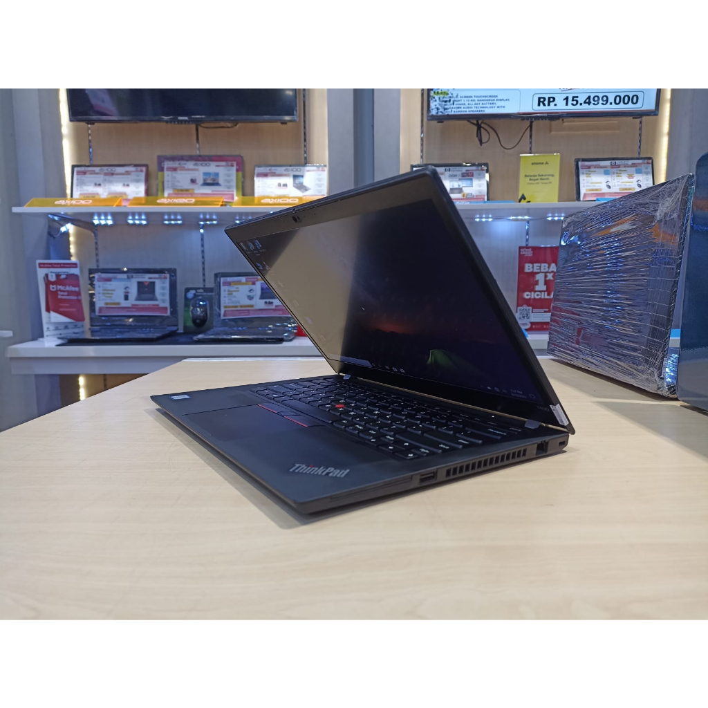 LAPTOP SLIM SECOND MURAH LENOVO THINKPAD T490 INTEL CORE i5 - 8365U 8GB 512GB 14&quot; FHD TOUCH WINDOWS 10 PRO