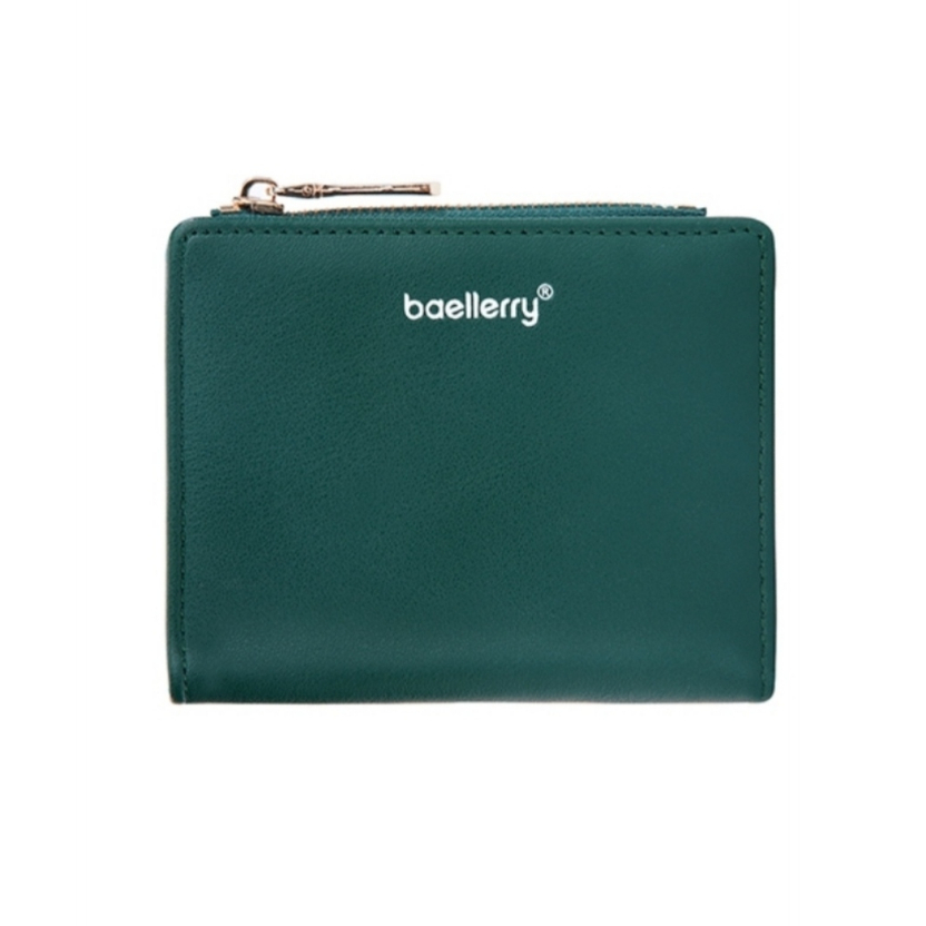 DOMPET LIPAT WANITA IMPORT BAELLERRY ORIGINAL MINI KOREA SOONA SLOT KARTU WA688G3 HIJAU KULIT CANTIK KECIL KEKINIAN BATAM TERBARU MEWAH FASHION REMAJA MURAH BRANDED DEWASA